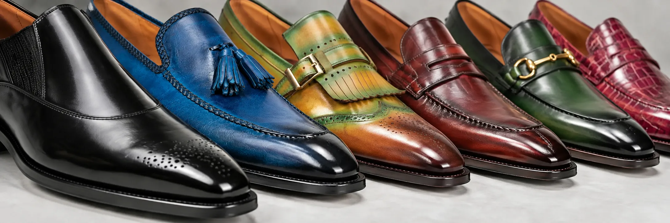 Men's leather loafers, handmade by Handsole