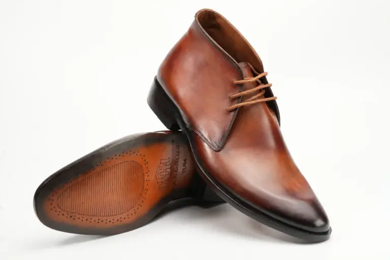 Cognac Burnished Chukka Boot — pair view