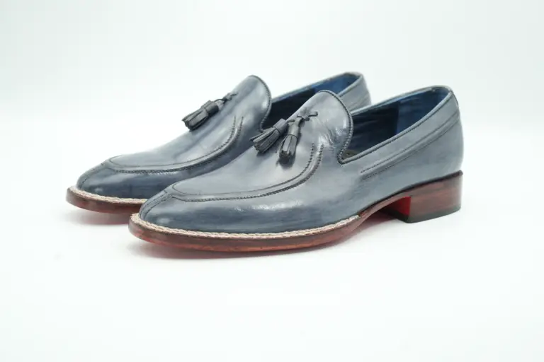 Norwegian-Welt Tassel Loafer — Leather